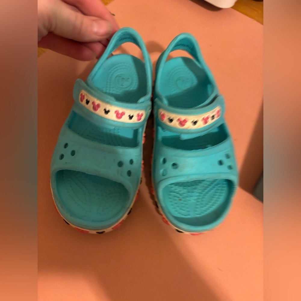 Crocs Crocband II Mickey PS Sandal C9.